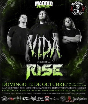 V.I.D.A (Arg) con grupo  Invitado en Madrid 