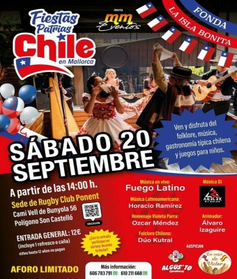 Fiestas Patrias Chile en Mallorca 2025 en Balears, Illes