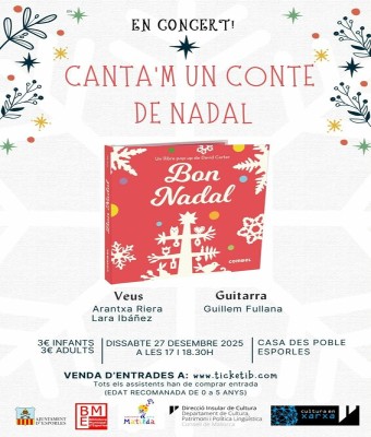 CANTA'M UN CONTE DE NADAL. EN CONCERT en Balears, Illes