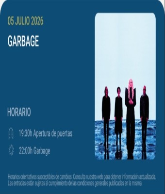 Garbage - Noches del Botánico 2026 en Madrid