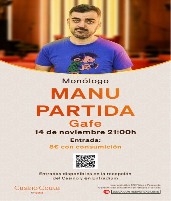 Monólogo Manu Partida en Ceuta