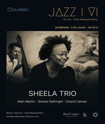 SHEELA TRIO · Jazz i Vi a "ES CUB" del celler Mesquida Mora en Balears, Illes