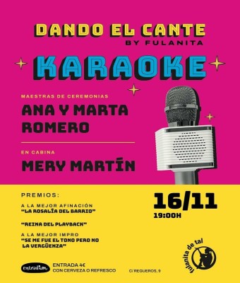 DANDO EL CANTE By Fulanita (Karaoke) en Madrid