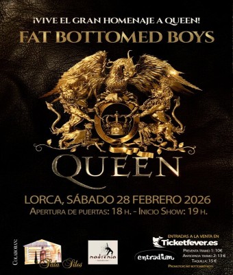 Homenaje a Queen (Fat Bottomed Boys) en Lorca (Sala Silos) en Murcia