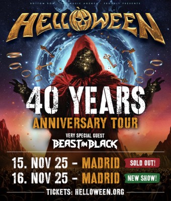 Helloween 40 Years Anniversary Tour: ¡2ª Fecha! en Madrid