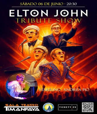 Elton John - Tribute Show, en la Sala Timanfaya en Santa Cruz de Tenerife