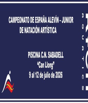 CAMPEONATO DE ESPAÑA ALEVÍN - JUNIOR DE NATACIÓN ARTÍSTICA en Piscinas Can Llong