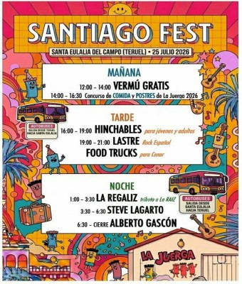 Santiago Fest 2026 - Entradas Buses en Teruel