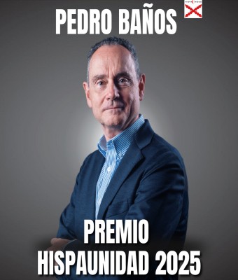 Entrega premio HispaUnidad 2025 a Pedro Baños y cena de homenaje posterior en Madrid