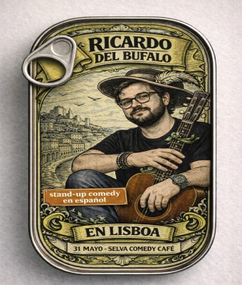 Ricardo Del Bufalo en Lisboa - stand-up comedy en español -Sin Destino en Barcelona