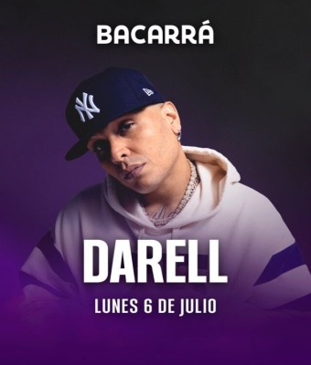 BACARRÁ X DARELL - 06 DE JULIO - LUNES en Valencia