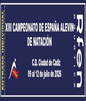 XIII CAMPEONATO DE ESPAÑA ALEVIN DE NATACIÓN (26-406) en Cádiz