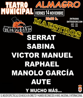 HOMENAJE A LOS GRANDES MAESTROS DE JIMENOS BAND EN ALMAGRO en Ciudad Real