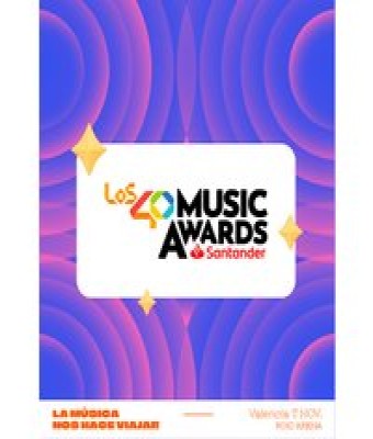 Los40 Music Awards Santander 2025 en Valencia/Valéncia - Roig Arena