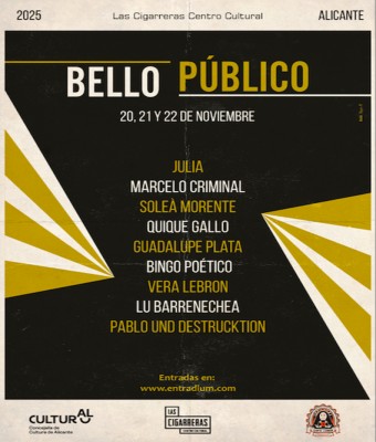 Solea Morente + Marcelo Criminal + Julia en Bello Público en Alicante/Alacant