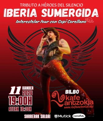 Iberia Sumergida con Copi Corellano en Bilbo - Kafe Antzokia en Bizkaia