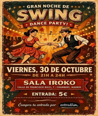 Noche de Swing 30 de Octubre en Madrid