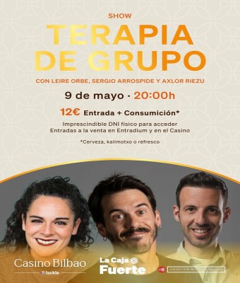 TERAPIA DE GRUPO, Leire Orbe, Sergio Arrospide y Axlor Riezu en Bizkaia