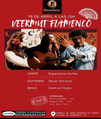 Vermut flamenco Bombay Santa Coloma en Barcelona