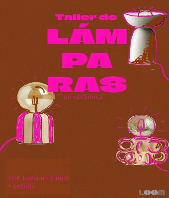 Taller de Lámparas en Cerámica. POTTERY N DRINK en Valencia/València