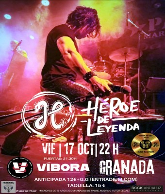 HÉROE DE LEYENDA - TRIBUTO A HÉROES DEL SILENCIO EN GRANADA