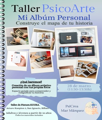 Taller de PsicoArte: Mi Álbum Personal en Bizkaia