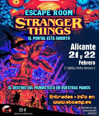 STRANGER THINGS ESCAPE ROOM en Alicante/Alacant