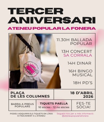 III Aniversari Ateneu Popular La Fonera en Balears, Illes