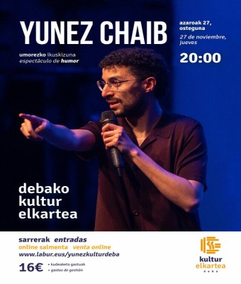 Yunez Chaib - Debako Kultur Elkartea en Gipuzkoa