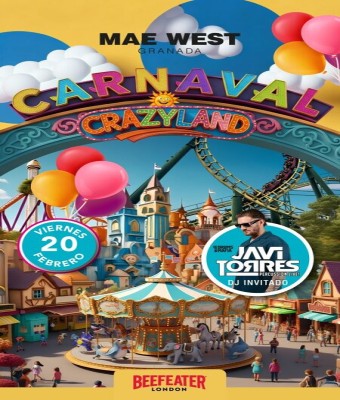 Discoteca Mae West Granada - Carnaval CrazyLand 20 Febrero