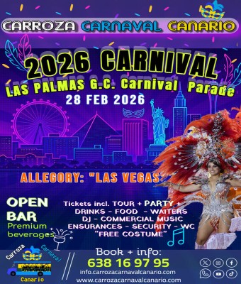 Las Palmas de Gran Canaria Carnival 2026 – Float Parade Tickets en Palmas, Las