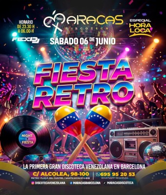 MARACAS · SÁBADO 6 DE JUN26 en Barcelona
