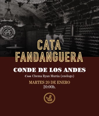 Cata Fandanguera con Conde de los Andes 20 enero en Rioja, La