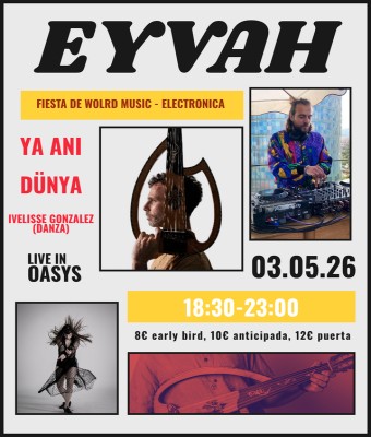 EYVAH - Tardeo - Sunday 03rd of May - 18h-23h en Barcelona