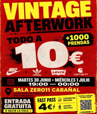 VINTAGE AFTERWORK - 30 de JUNIO en Valencia/València