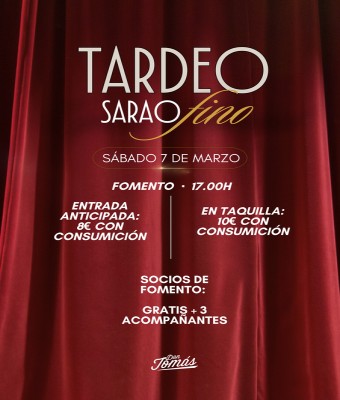Tardeo Sábado - Sarao Fino en Valencia/València