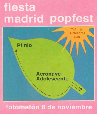 Fiesta de presentación del Madrid Popfest 2026: Plinio y Aeronave Adolescente