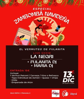 EL VERMUTEO DE FULANITA Especial Zambomba Navideña en Madrid
