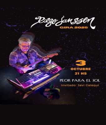 Diego Janssen en Peor para el sol (Psy kndombe Live Looping) en Madrid