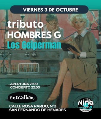 Tributo Hombres G - Los Geipperman en Madrid