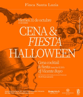 Fiesta & Cena Halloween  en Alicante/Alacant