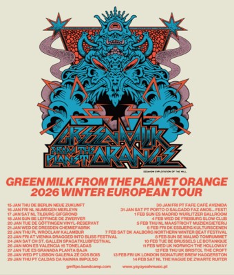 Serpiente Negra presenta: GREEN MILK FROM THE PLANET ORANGE (Japón) + Palmar de Troya en Granada
