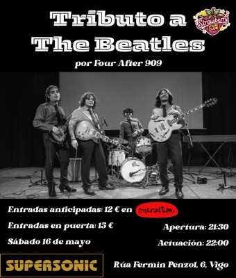 Four After 909 - Tributo a The Beatles en Vigo en Pontevedra