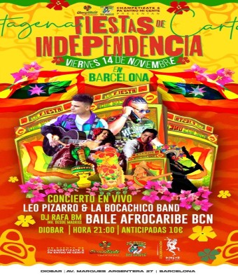 Cartagena de Indias ::: Fiestas de Independencia en Barcelona