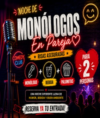 Noche de monólogos en Pareja en MADRID