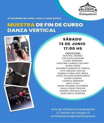 MUESTRA DANZA VERTICAL  en Madrid