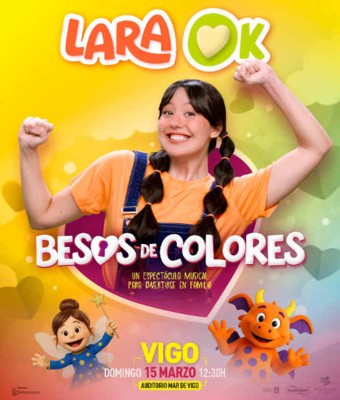 LARA OK - BESOS DE COLORES en Vigo