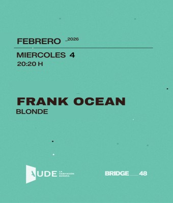 FRANK OCEAN · BLOND: SESIÓN DE ESCUCHA en Barcelona