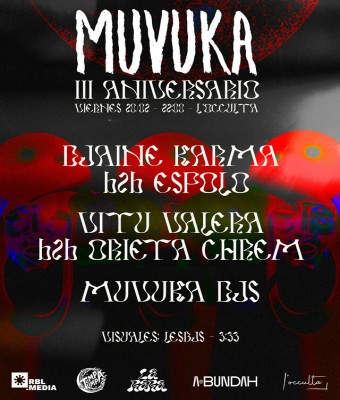 MUVUKA III ANIVERSARIO en Barcelona