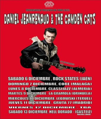 DANIEL JEANRENAUD & THE CAMDEN CATS (EX-KINGSNAKES)  en Alicante/Alacant